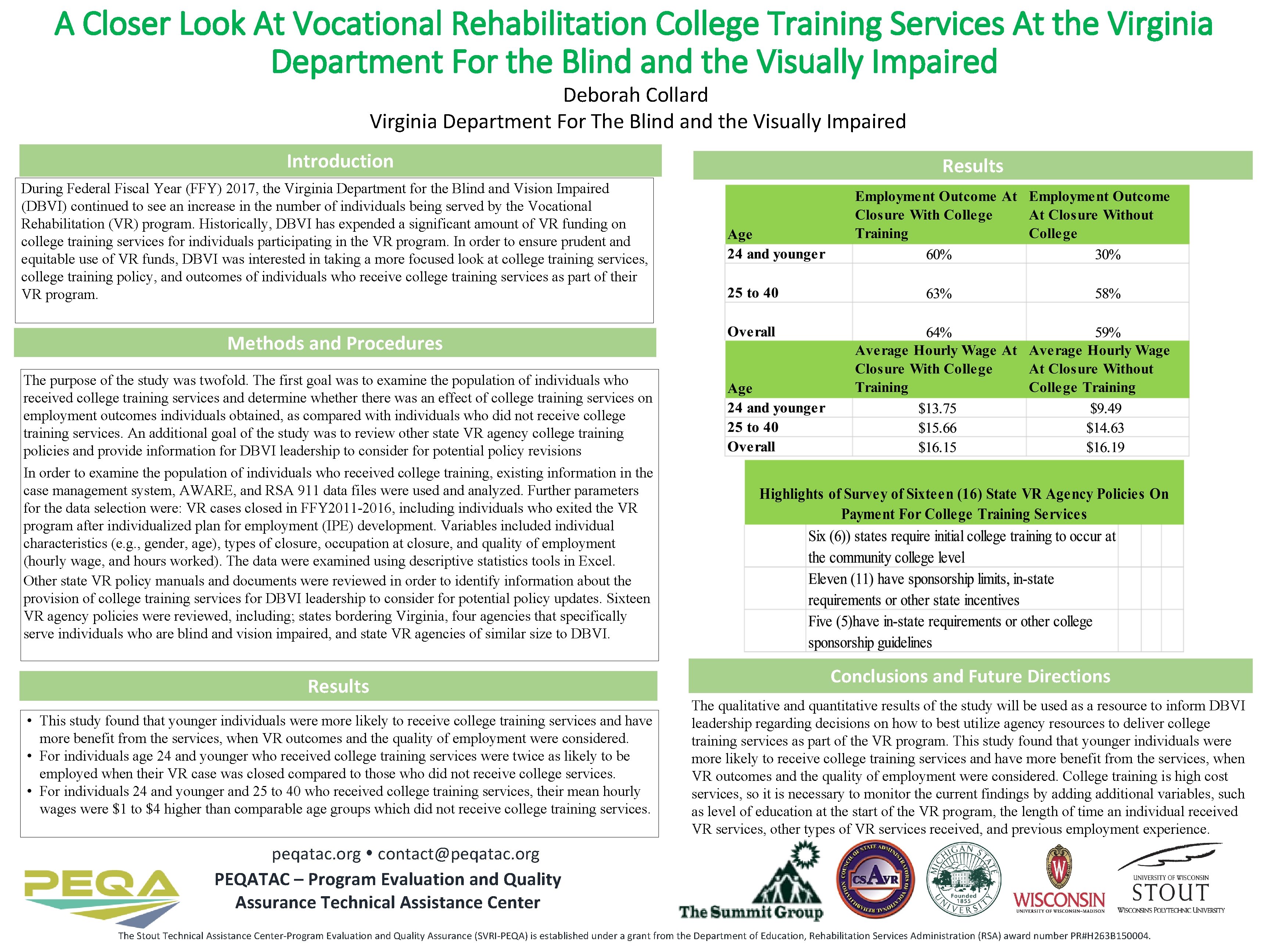 A Closer Look At Vocational Rehabilitation College Training Services At the Virginia Department For