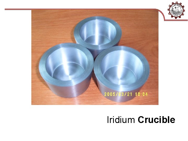 Iridium Crucible 