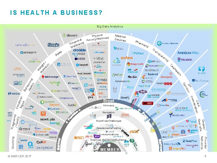 IS HEALTH A BUSINESS? Big Data Analytics ial anc ing n i F lbe