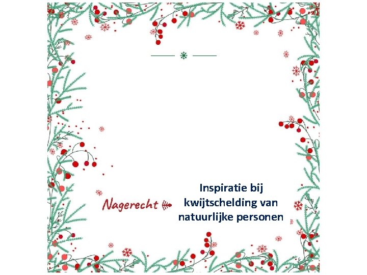 Inspiratie bij kwijtschelding van natuurlijke personen 