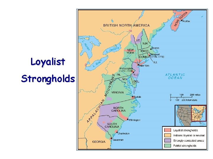 Loyalist Strongholds 