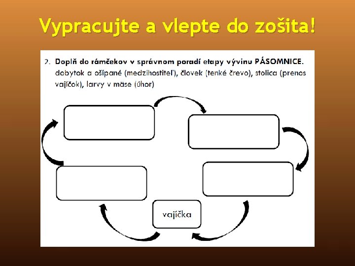 Vypracujte a vlepte do zošita! 