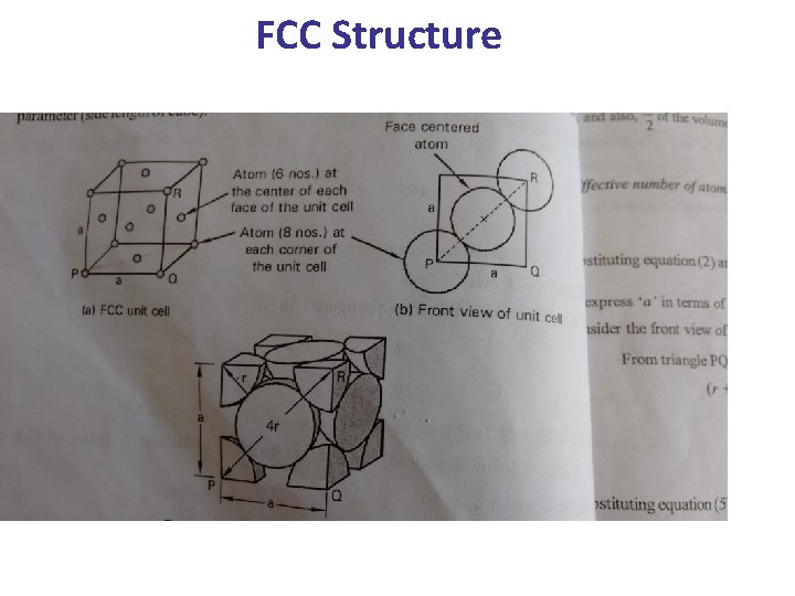FCC Structure FCC Structure