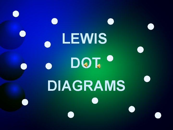 LEWIS DOT DIAGRAMS 