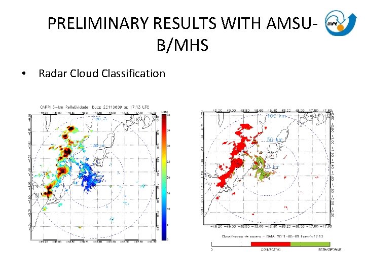 PRELIMINARY RESULTS WITH AMSUB/MHS • Radar Cloud Classification PRELIMINARY RESULTS WITH AMSUB/MHS • Radar Cloud Classification
