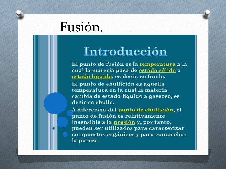 Fusión. 