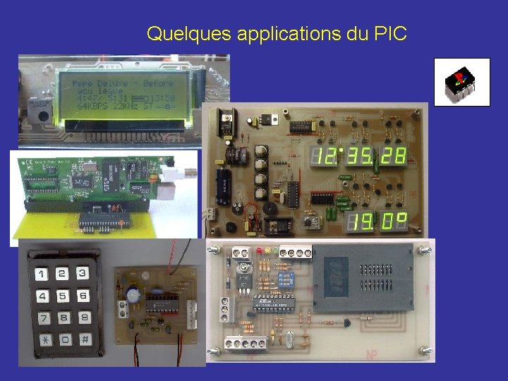 Quelques applications du PIC 