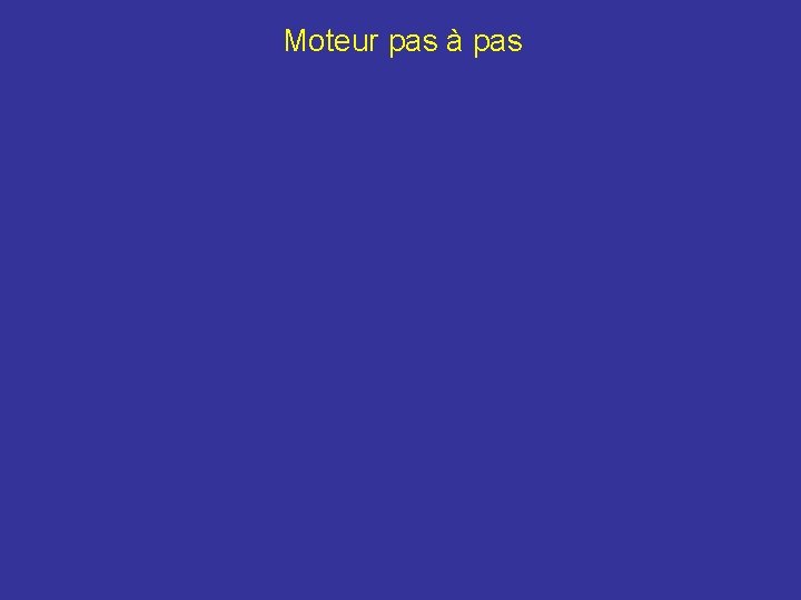 Moteur pas à pas 