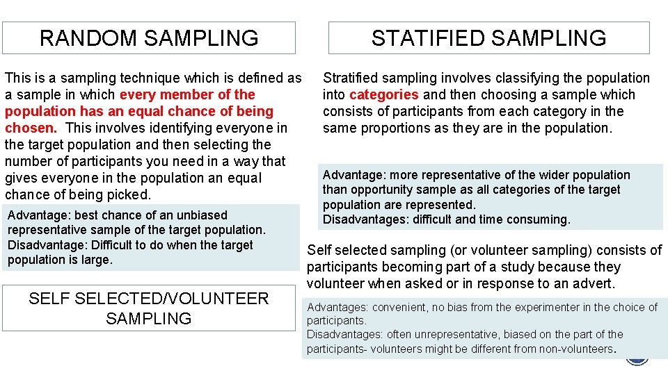 RANDOM SAMPLING This is a sampling technique which is defined as a sample in