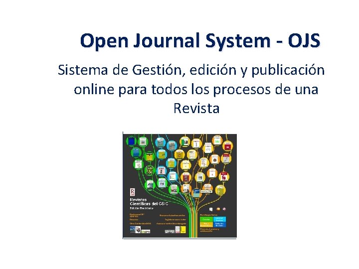 Open Journal System - OJS Sistema de Gestión, edición y publicación online para todos