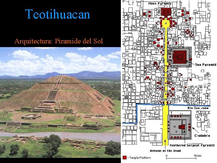 Teotihuacan Arquitectura: Piramide del Sol Teotihuacan Arquitectura: Piramide del Sol