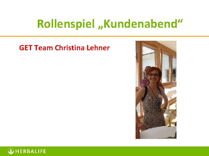 Rollenspiel „Kundenabend“ GET Team Christina Lehner 