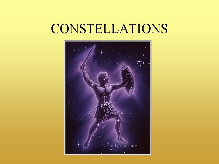 CONSTELLATIONS 