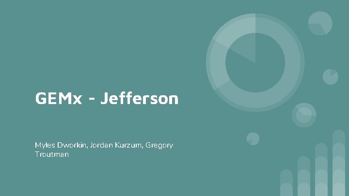 GEMx - Jefferson Myles Dworkin, Jordan Kurzum, Gregory Troutman 