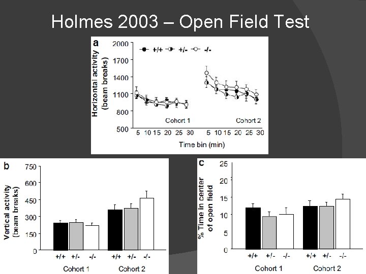 Holmes 2003 – Open Field Test 