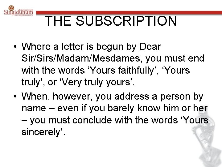 Business Letter Module Instructions Business Letters Differ From