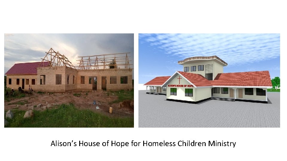 Alison’s House of Hope for Homeless Children Ministry 