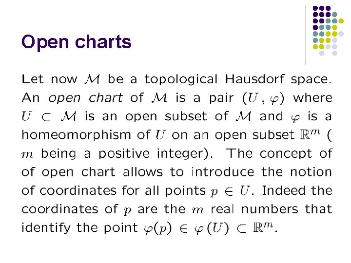 Open charts 