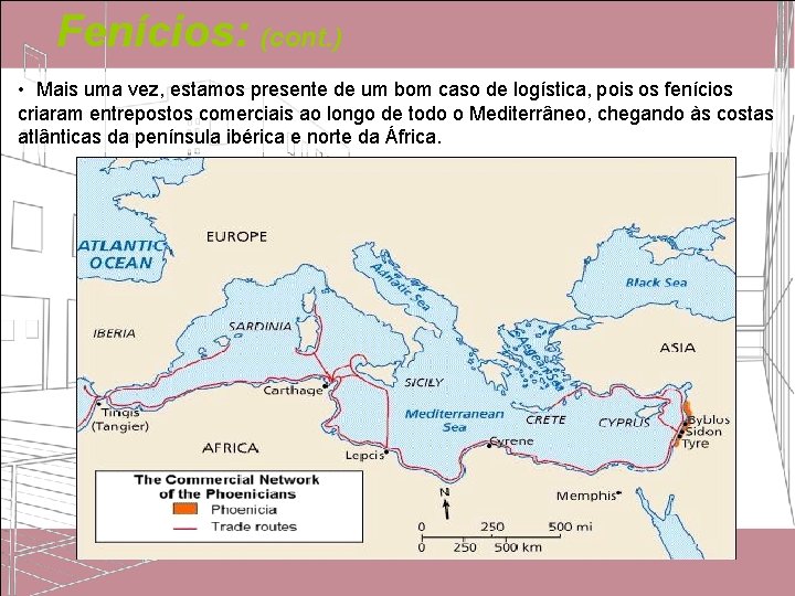 Fenícios: (cont. ) • Mais uma vez, estamos presente de um bom caso de Fenícios: (cont. ) • Mais uma vez, estamos presente de um bom caso de