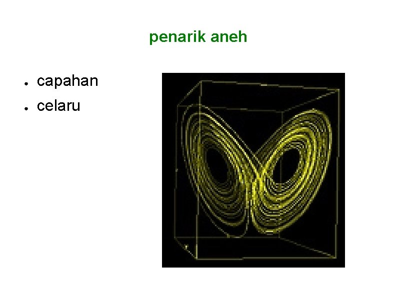 penarik aneh ● capahan ● celaru 