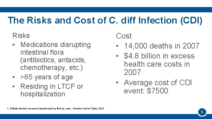 Preventing and Managing C difficile Welcome All lines