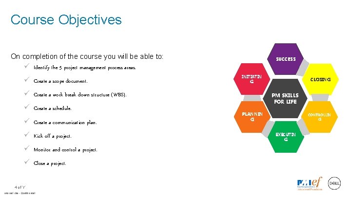 Course Objectives On completion of the course you will be able to: ü Identify