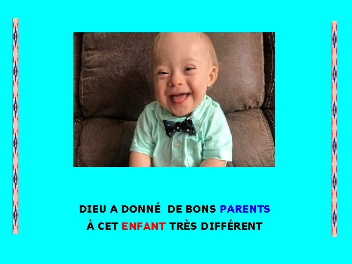 . . DIEU A DONNÉ DE BONS PARENTS À CET ENFANT TRÈS DIFFÉRENT 