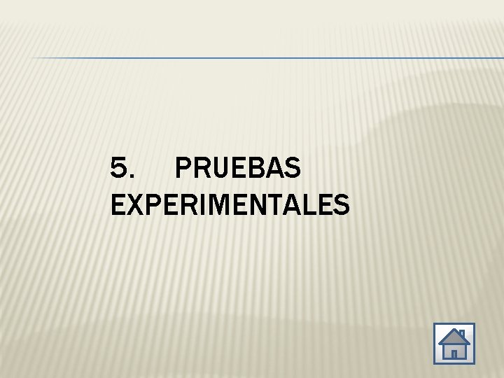 5. PRUEBAS EXPERIMENTALES 