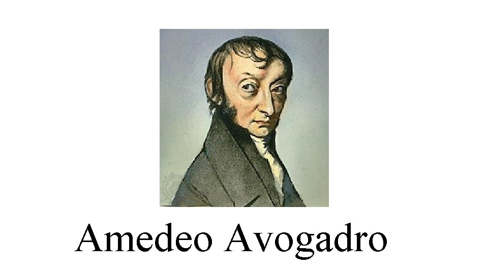 Amedeo Avogadro 