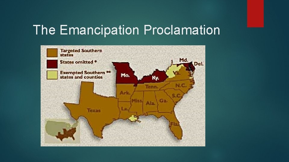 The Emancipation Proclamation 