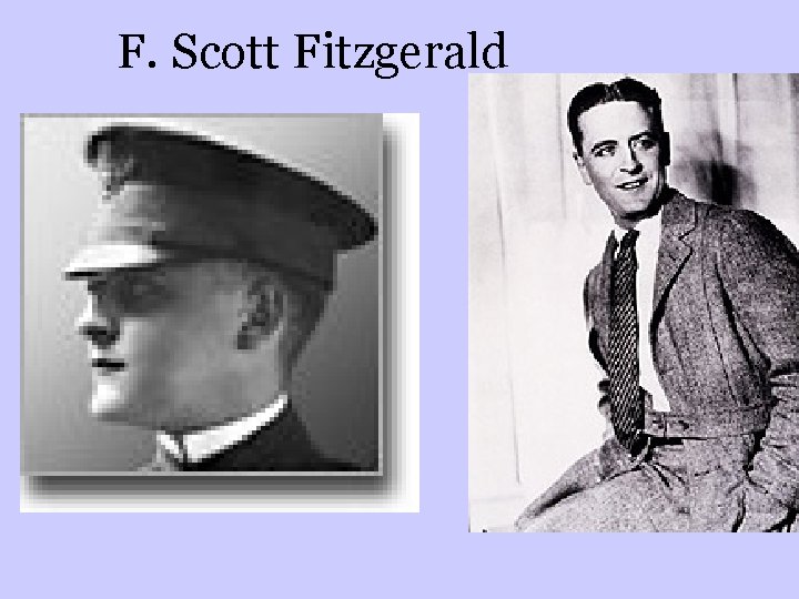 F. Scott Fitzgerald 