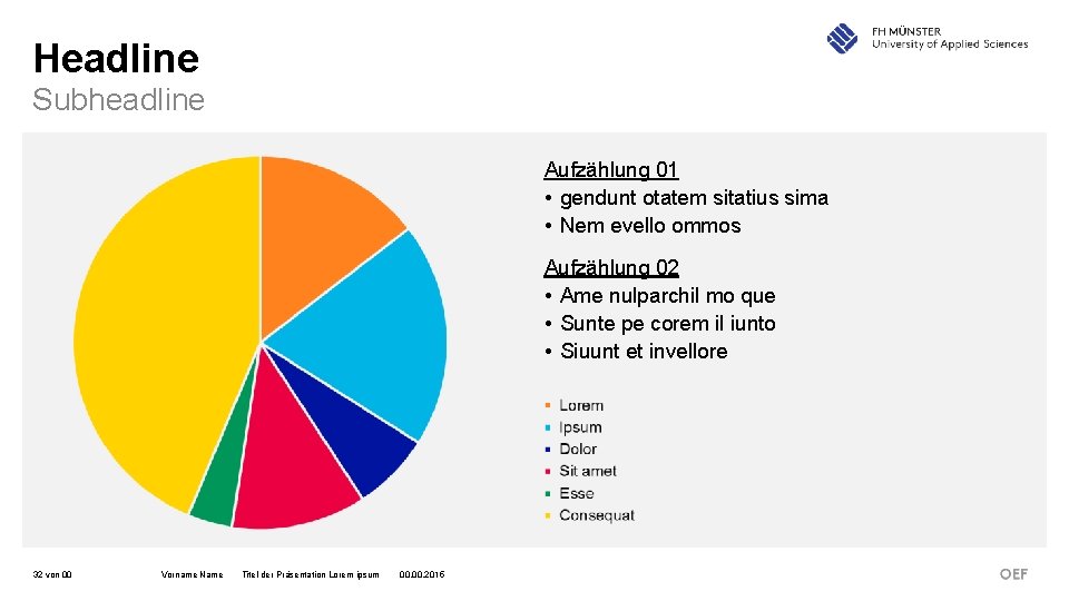 Headline Subheadline Aufzählung 01 • gendunt otatem sitatius sima • Nem evello ommos Aufzählung