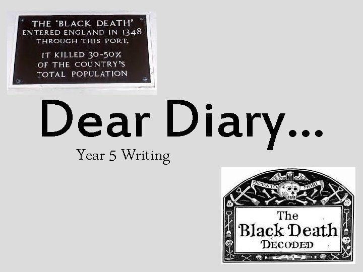 Dear Diary… Year 5 Writing 