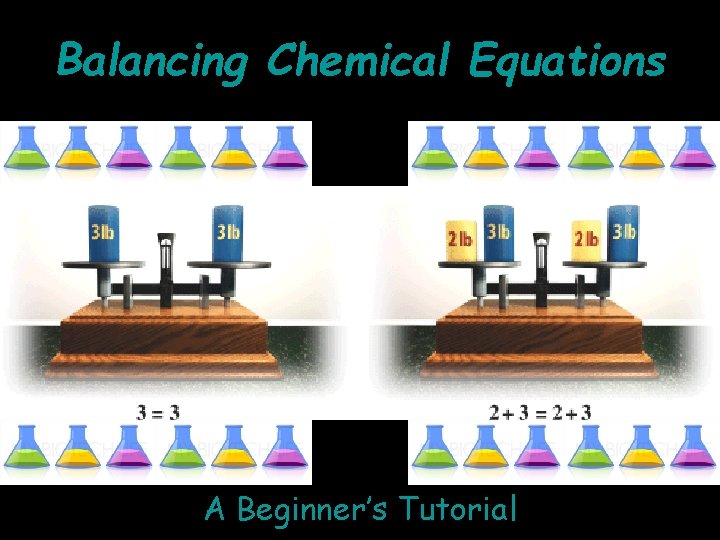 Balancing Chemical Equations A Beginner’s Tutorial 
