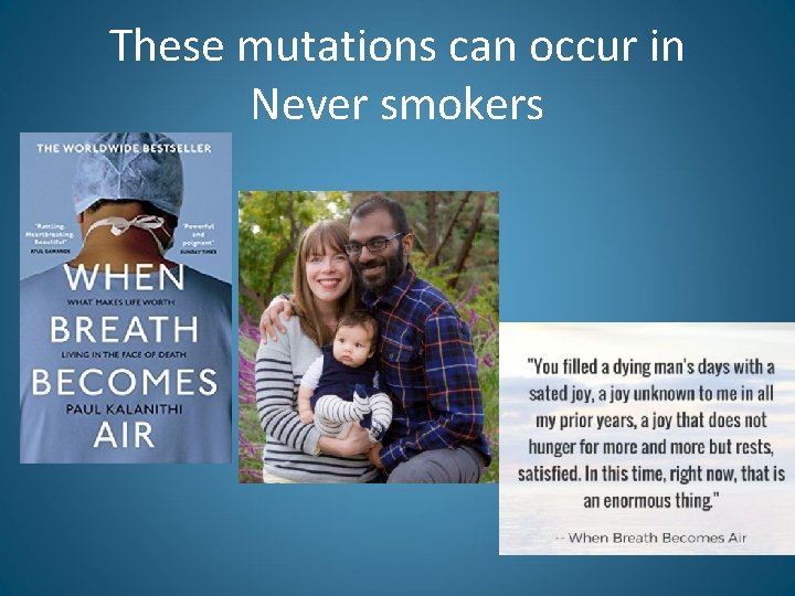 These mutations can occur in Never smokers 