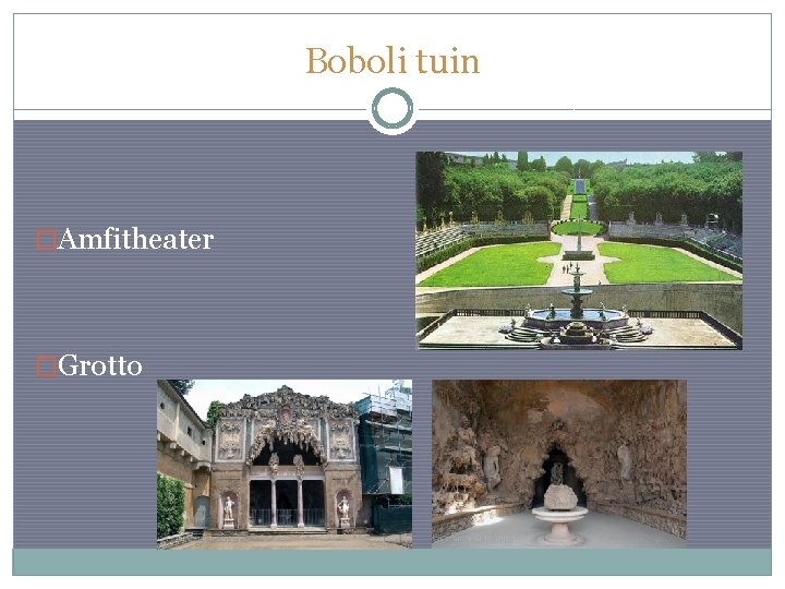 Boboli tuin �Amfitheater �Grotto 