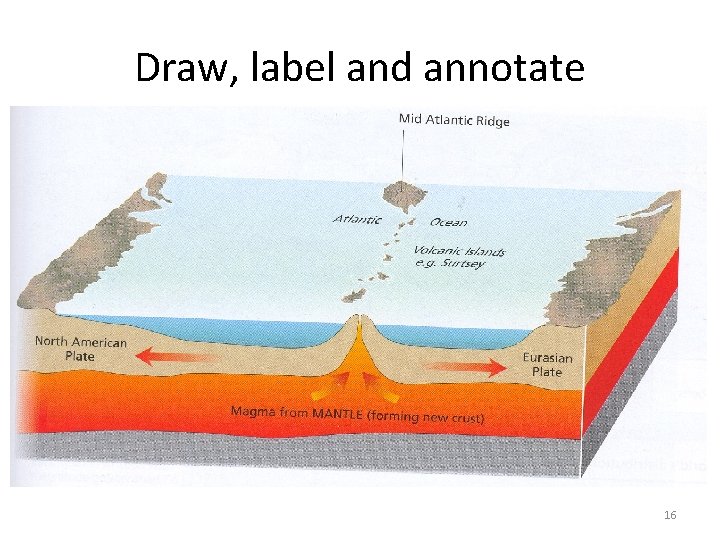 Draw, label and annotate 16 