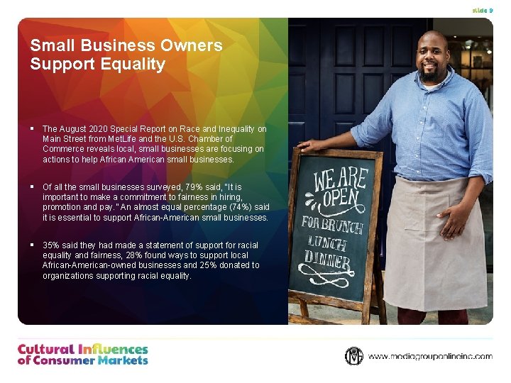 Small Business Owners Support Equality § The August 2020 Special Report on Race and