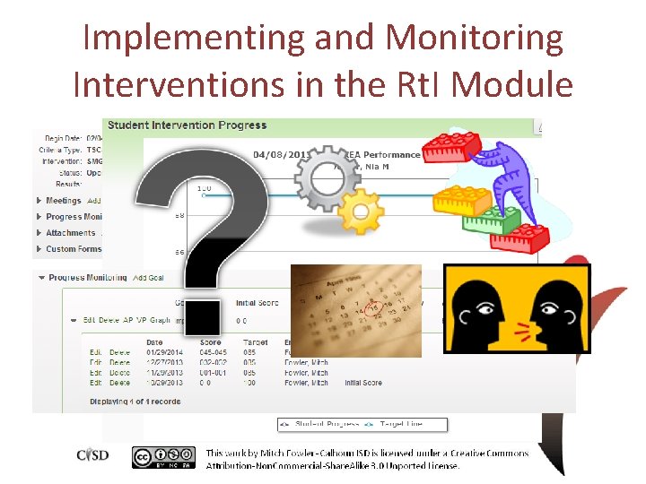 Implementing and Monitoring Interventions in the Rt. I Module 
