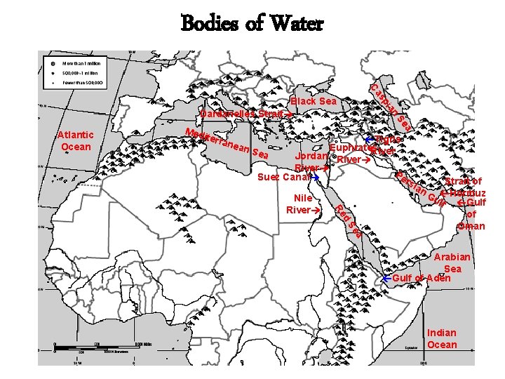 Bodies of Water Ca iterr a a Se Med an Atlantic Ocean i sp
