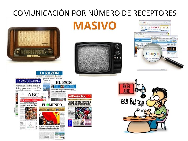 COMUNICACIÓN POR NÚMERO DE RECEPTORES MASIVO 