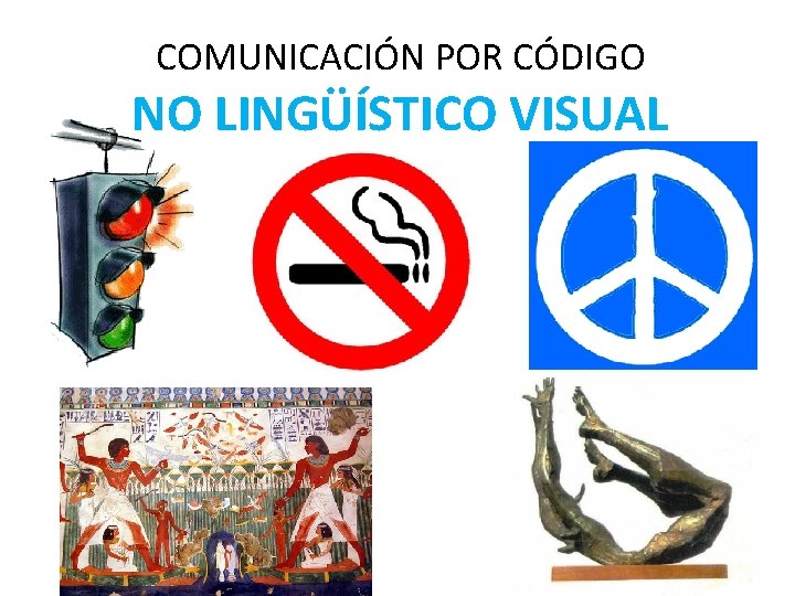 COMUNICACIÓN POR CÓDIGO NO LINGÜÍSTICO VISUAL 