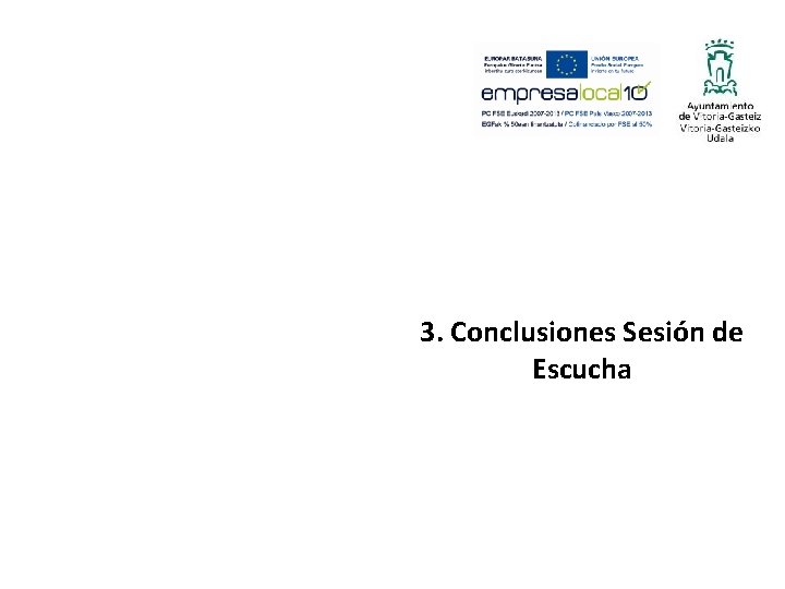 3. Conclusiones Sesión de Escucha 