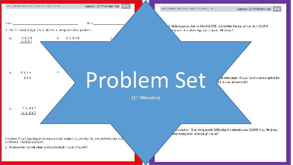 Problem Set (10 Minutes) 