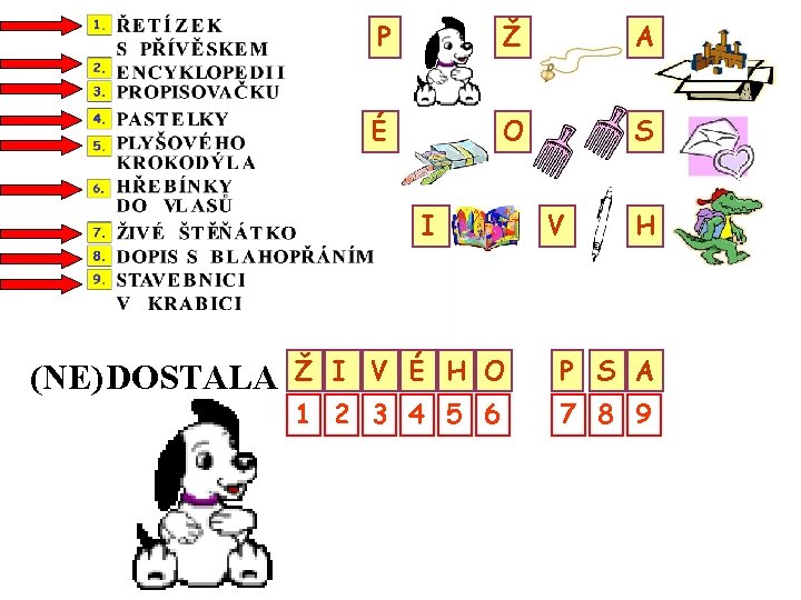 P Ž A É O S I (NE)DOSTALA V H Ž I V É