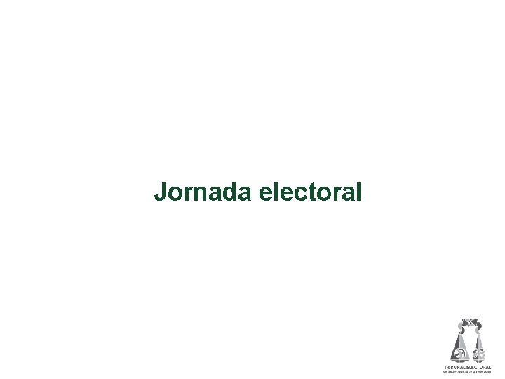 Jornada electoral 