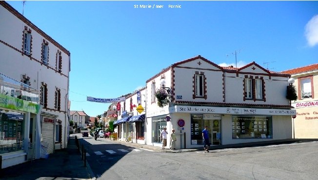 Rue front de mer St principale Marie / mer Pornic 