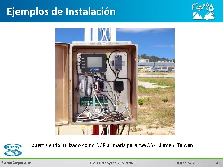 Ejemplos de Instalación Xpert siendo utilizado como DCP primaria para AWOS - Kinmen, Taiwan