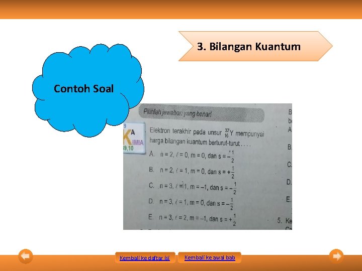 3. Bilangan Kuantum Contoh Soal Kembali ke daftar isi Kembali ke awal bab 