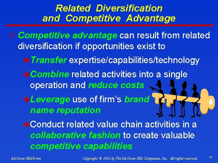 Related Diversification and Competitive Advantage ¿ Competitive advantage can result from related diversification if